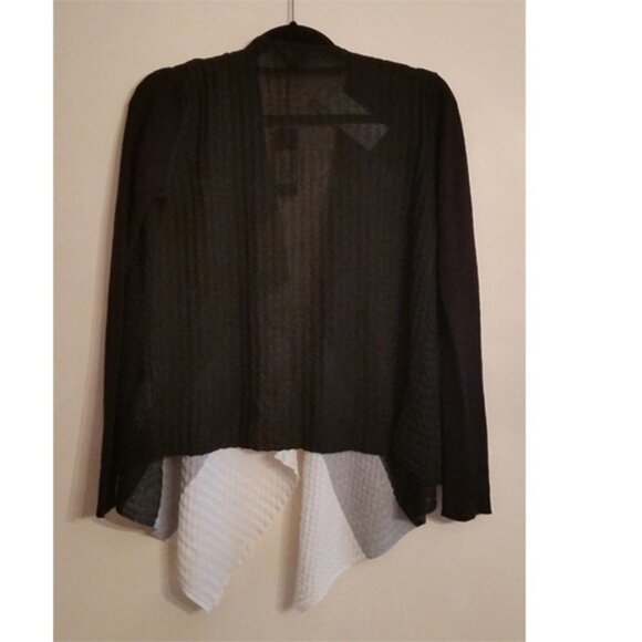 Designer Diesel waterfall open front cardigan sweater M/S colorblock. - Picture 6 of 6